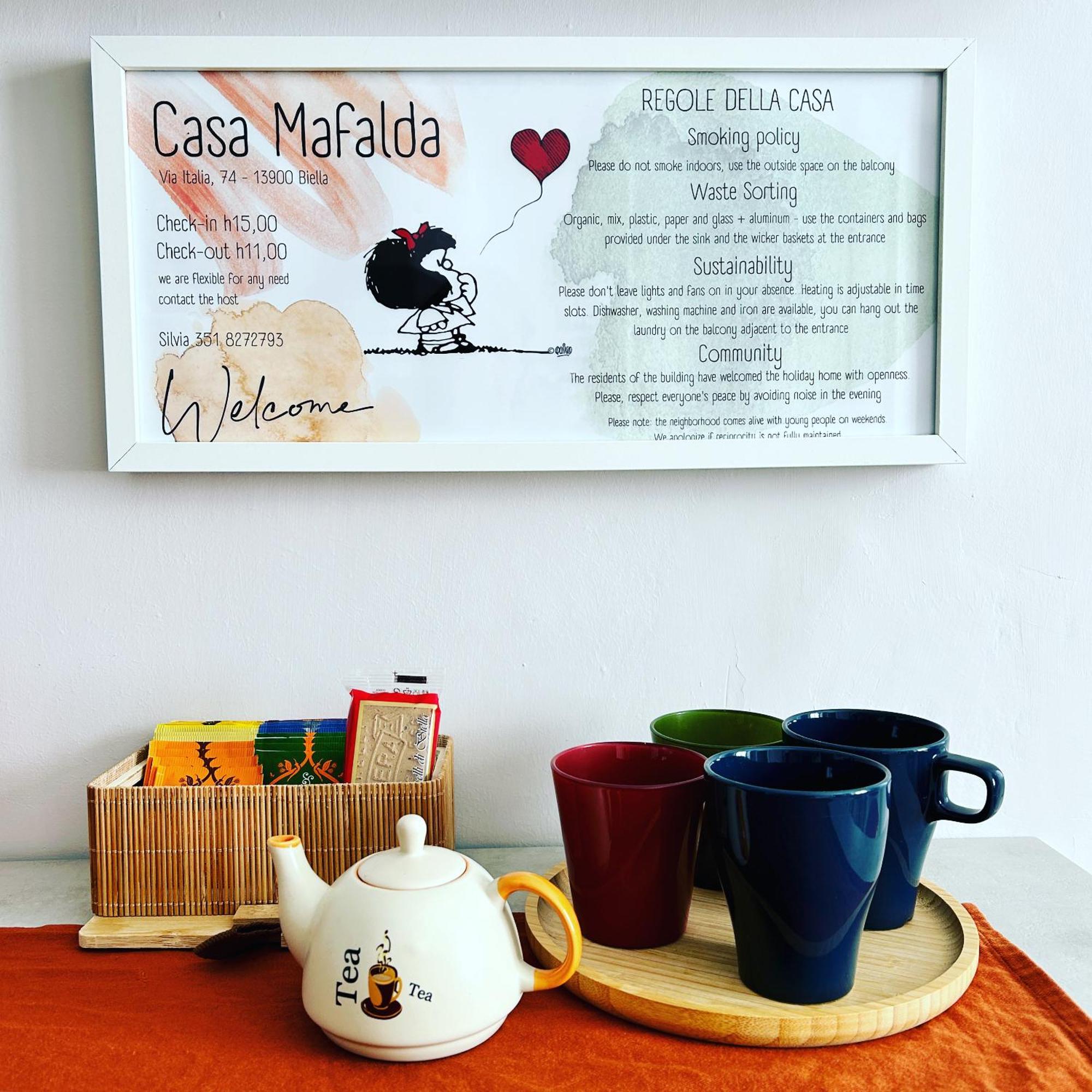 Casa Mafalda Trilocale In Centro Biella Luaran gambar